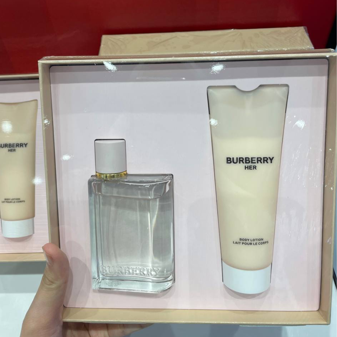 PRE ORDER | BURBERRY Her Spring 2023 EDP + Body Lotion Set