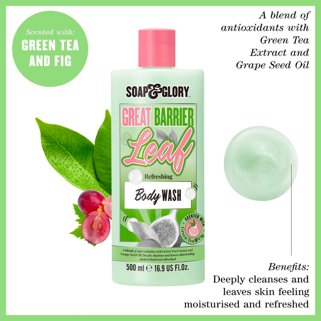 PRE ORDER | Soap & Glory Great Barrier Leaf Body Wash 500ml