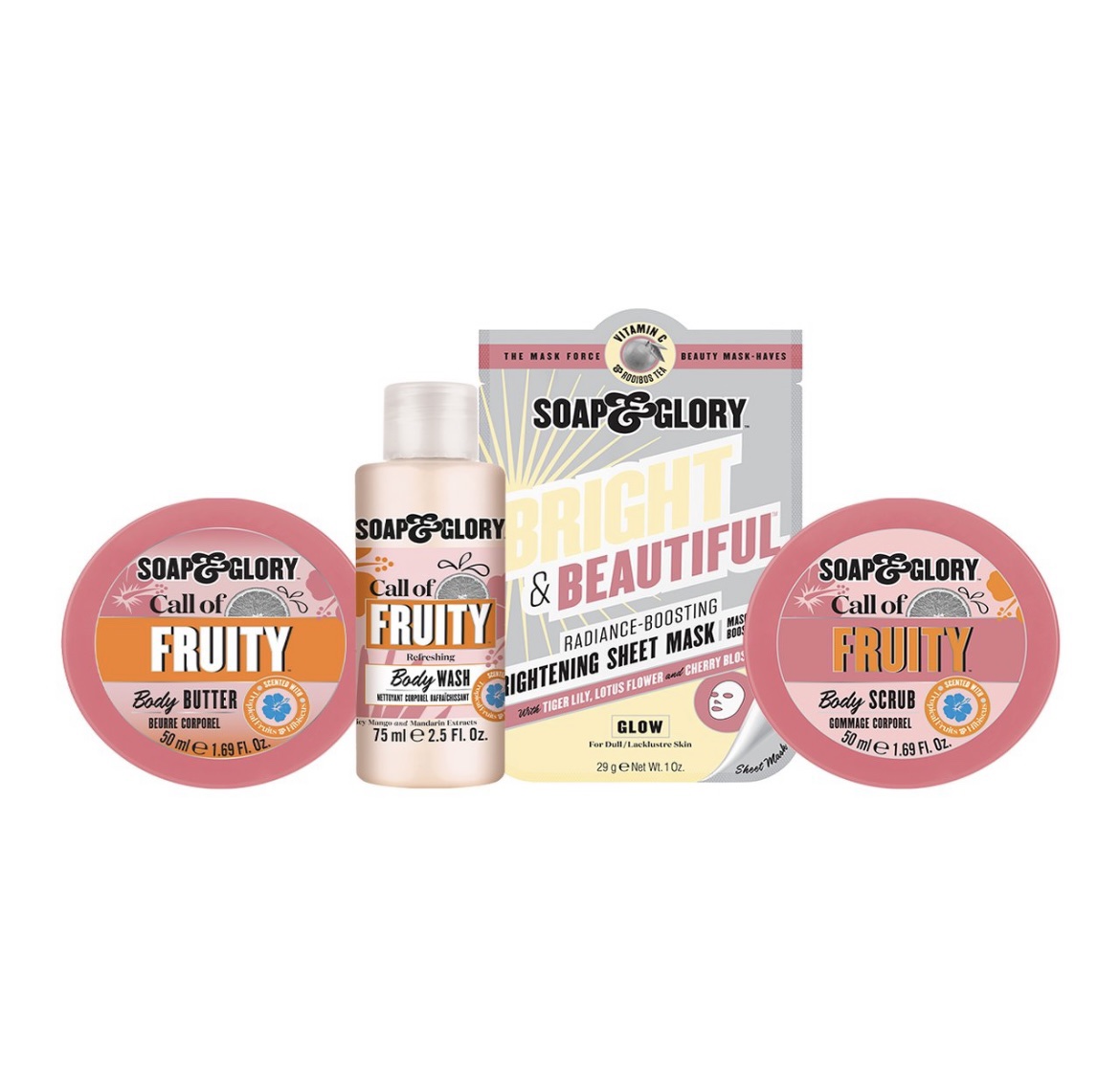 PRE ORDER | Soap & Glory Feely Fruity Gift Box Hantaran Ideas 6 in 1 Box