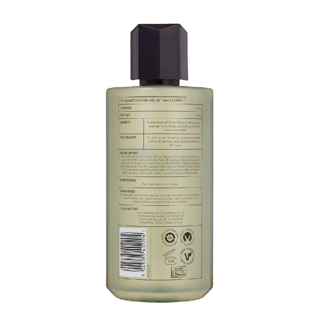 PRE ORDER | Ted Baker London Jasmine & Lime Blossome Relaxing Bath Foam 500ml