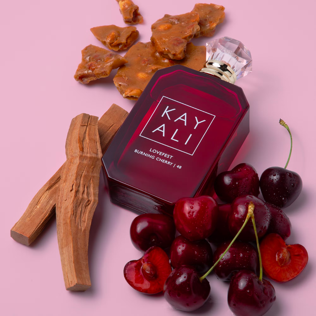 UK PRE ORDER |  HUDA BEAUTY Kayali Lovefest Burning Cherry 48 EDP [10ml/ 50ml/ 100ml]