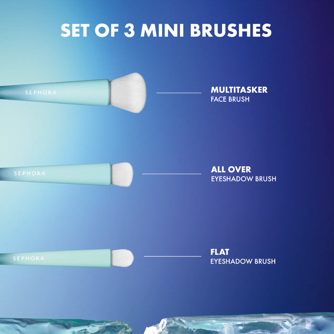 USA PRE ORDER | SEPHORA COLLECTION Mini To-Go Face & Eye Brush Set